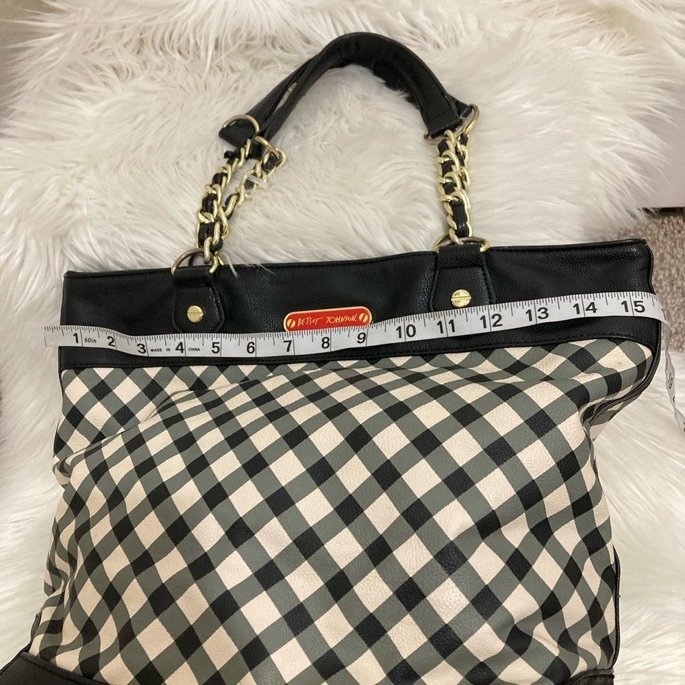 Betsey Johnson Betseyville Check Mate Bag - Picture 6 of 14